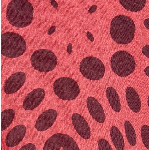 NWT Nordstrom Area Stars tiered puff sleeve dot mini dress in red size small - Picture 6 of 8